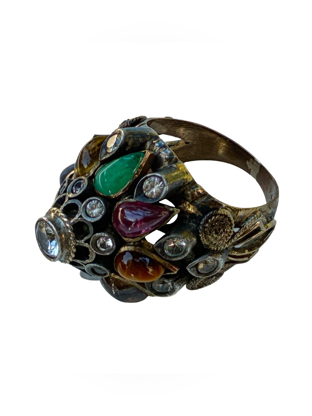 RARE Antique Thai Princess (Harem) Ring | Historic - Picture 2 of 7